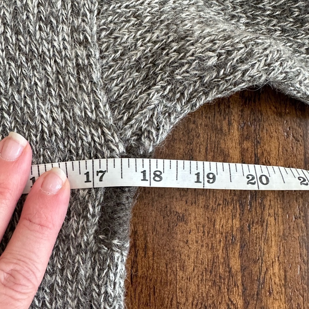 Kitty Hawk | 80s Brown & Cream Cabincore Buffalo Plaid Crewneck Sweater, Size S - Picture 5 of 6